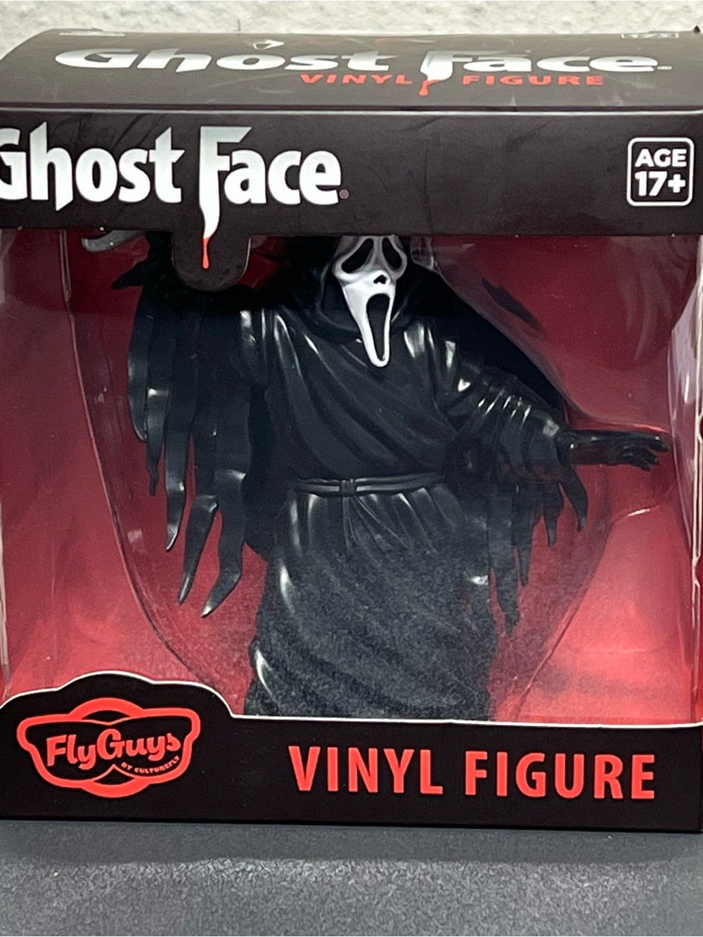 Ghost Face Vinyl Figure by FlyGuys - Black & White‎ Collectible